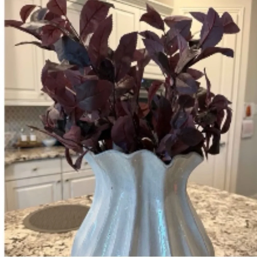 NWT (Set of 3) Artificial Black Plum Leaf Stem 25” - Hearth & Hand with Magnolia